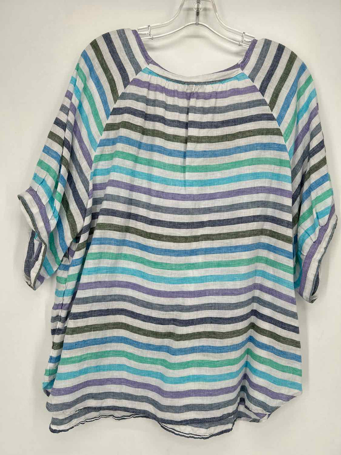 Talbots Size 2X Multi Color StripeTop/Blouse
