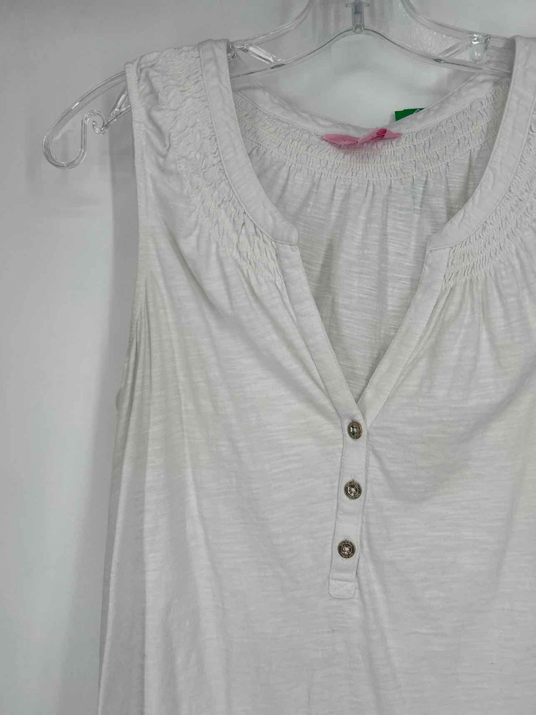 Lilly Pulitzer L White Sleeveless Lilly Pulitzer Top