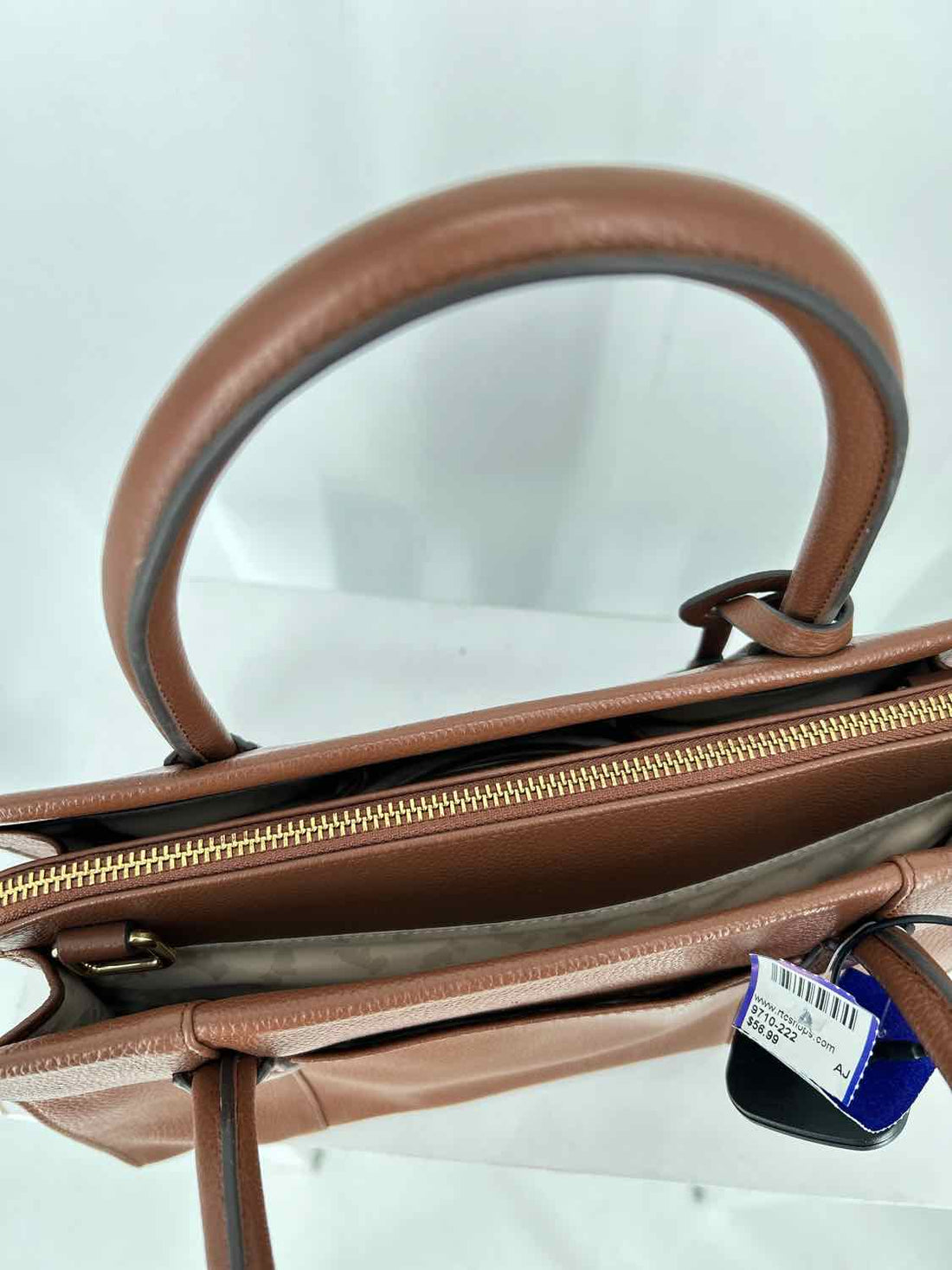 Radley London Brown Pebbled Leather Satchel