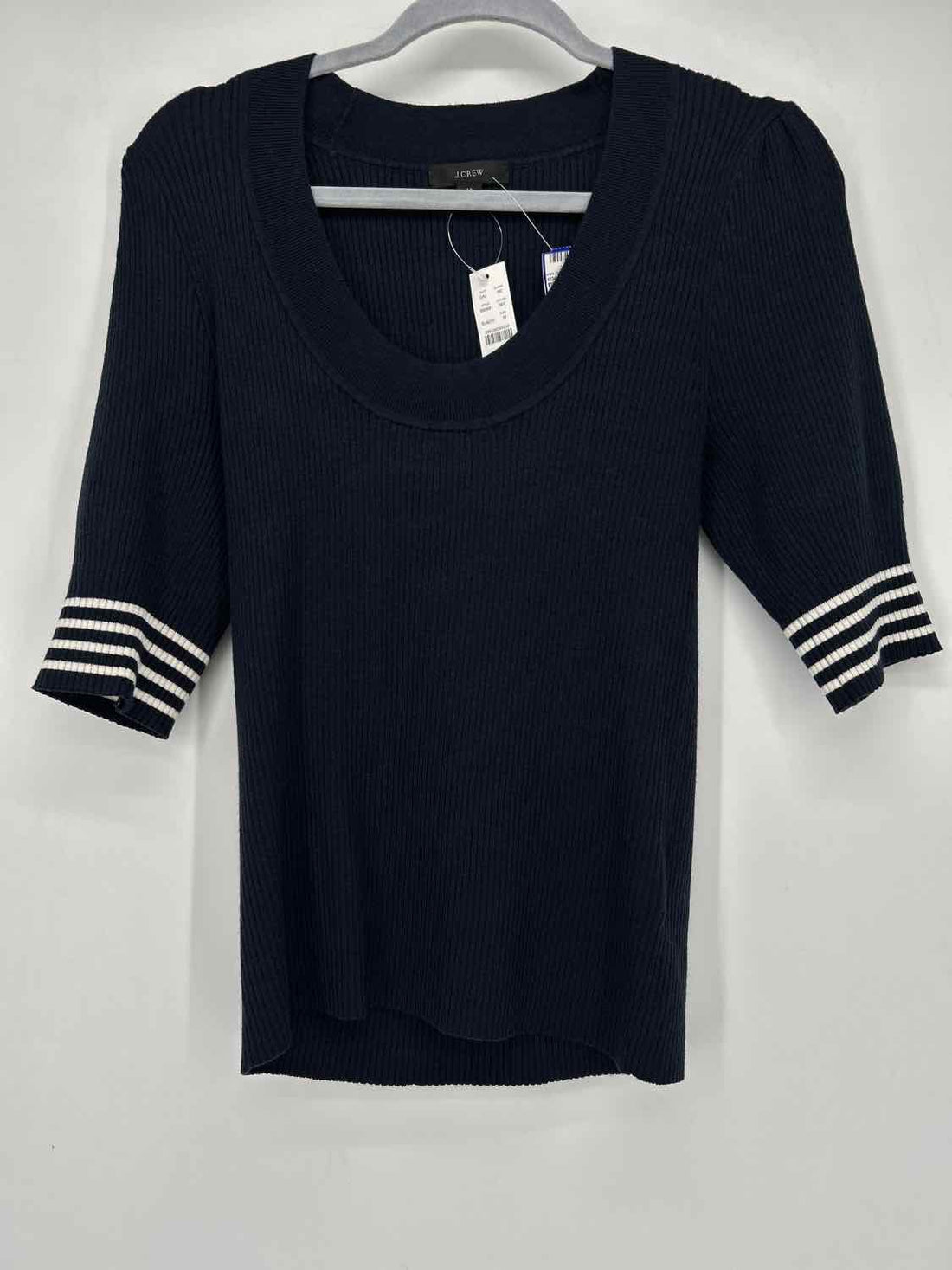 J Crew Size M Navy NWT Short Sleeve