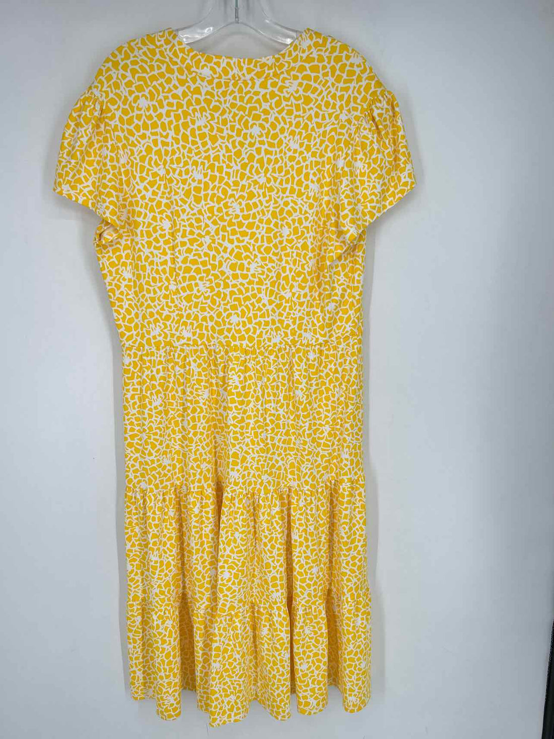Jude Connally Size L Yellow & White Print NWT Dress