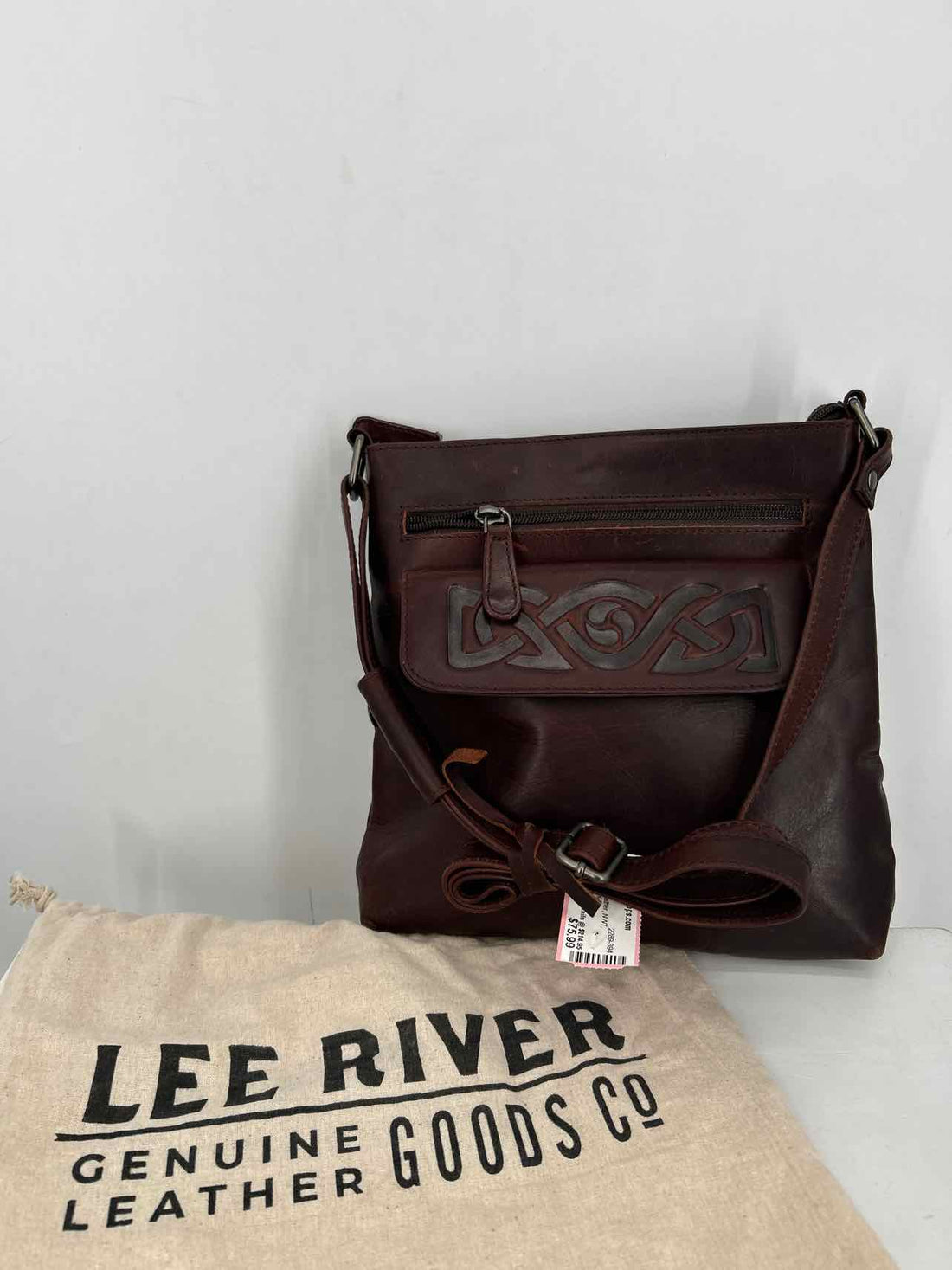 Lee River Brown Leather NWT Crossbody