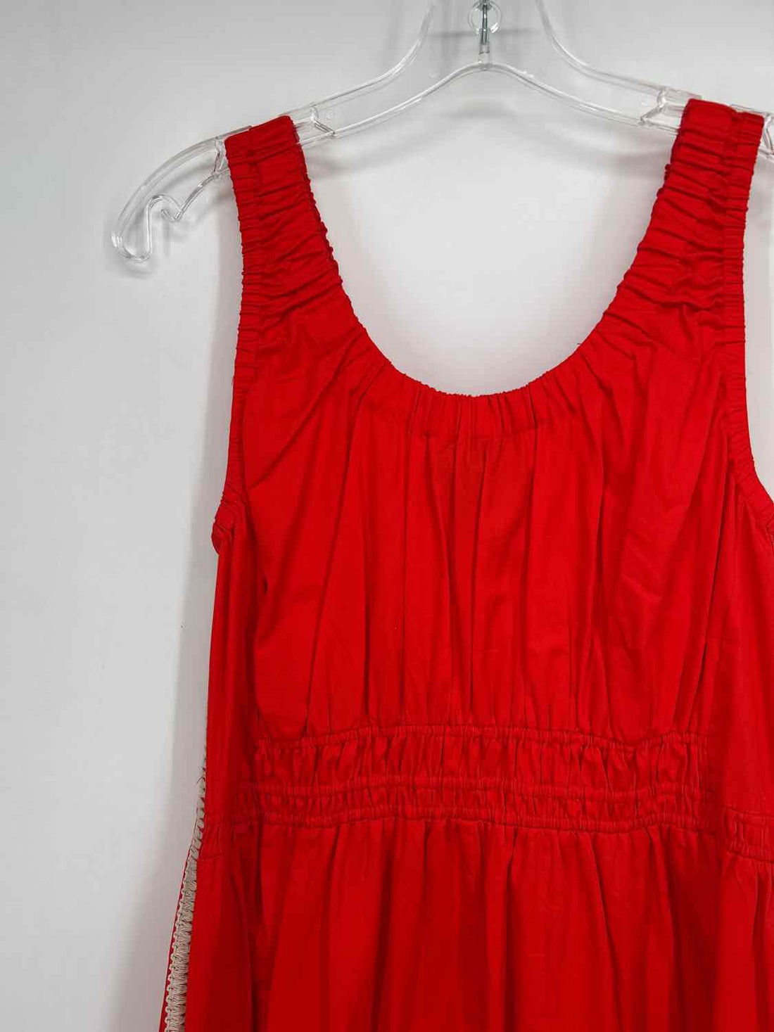 Reiss Size 8 Orange Sleeveless Dress