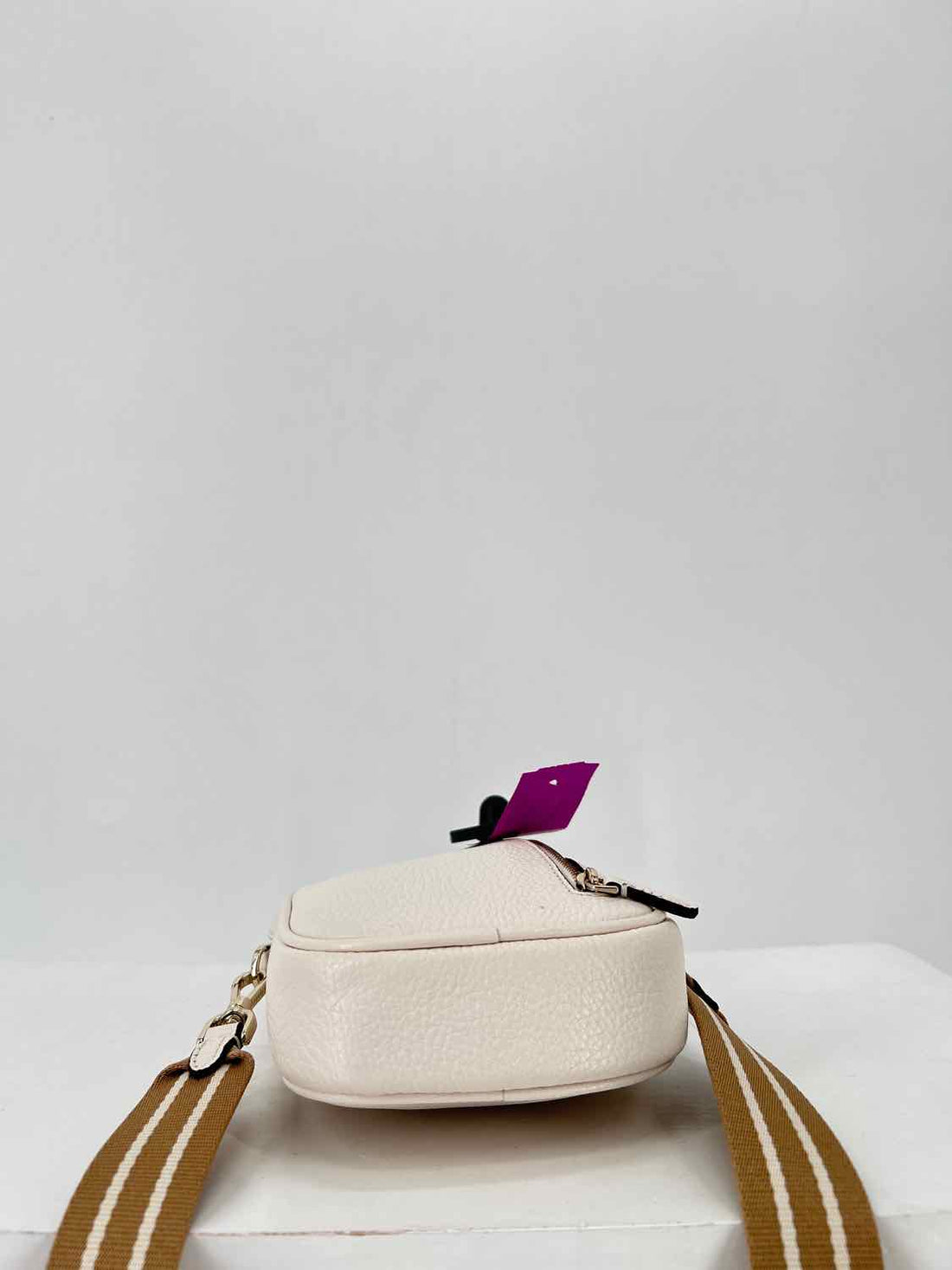 Kate Spade Ivory Pebbled Leather Pre Owned Crossbody