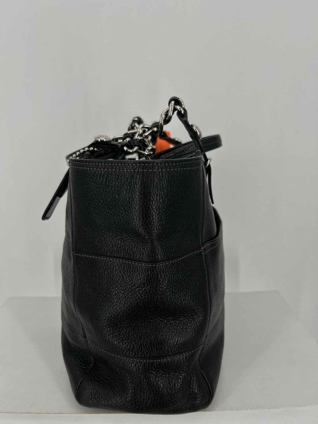 Coach Black Leather Vintage Tote