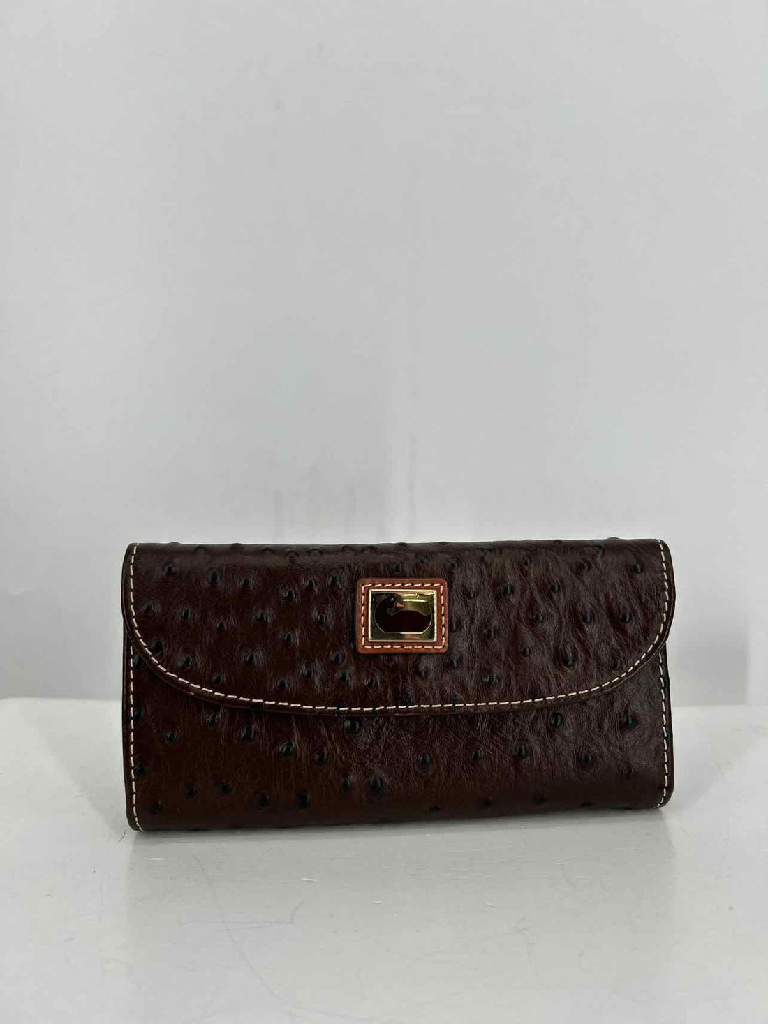 Dooney & Bourke Brown Genuine Leather Pre Owned Wallet