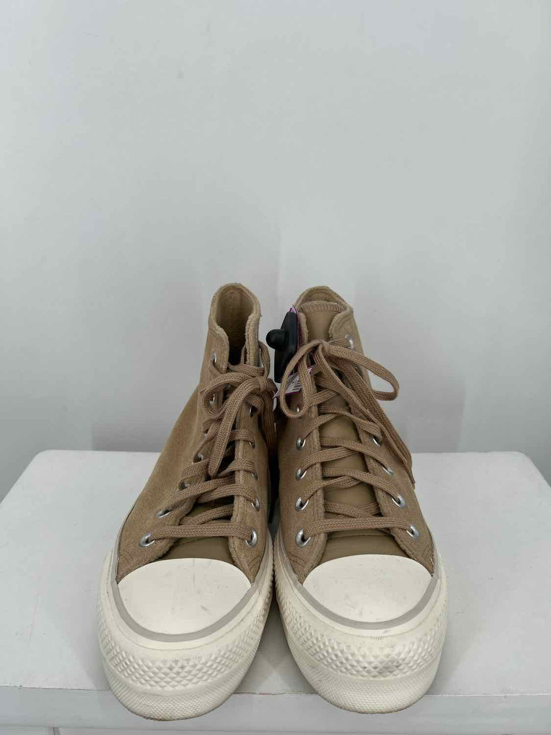 Converse Women Size 8 Taupe Suede Sneakers