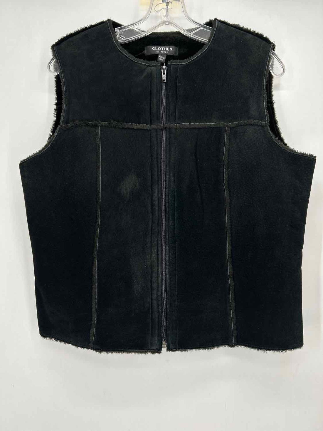 Clothes by Revue Size L Black Leather Vest