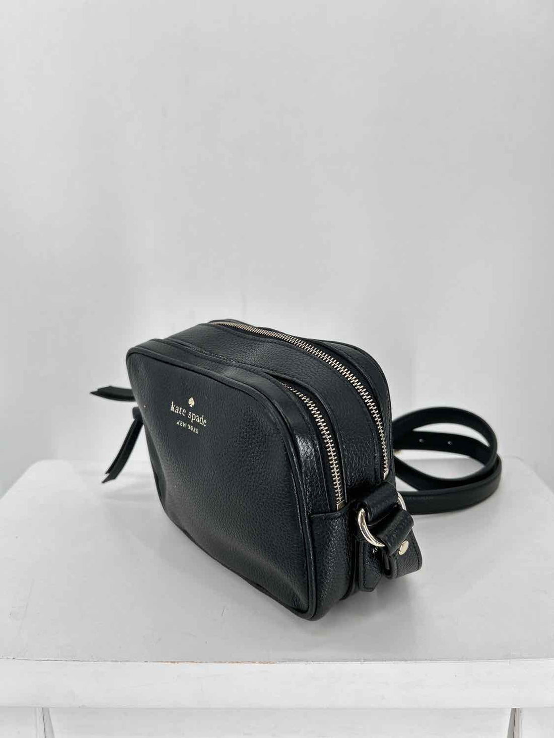 Kate Spade Black Pebbled Leather Crossbody