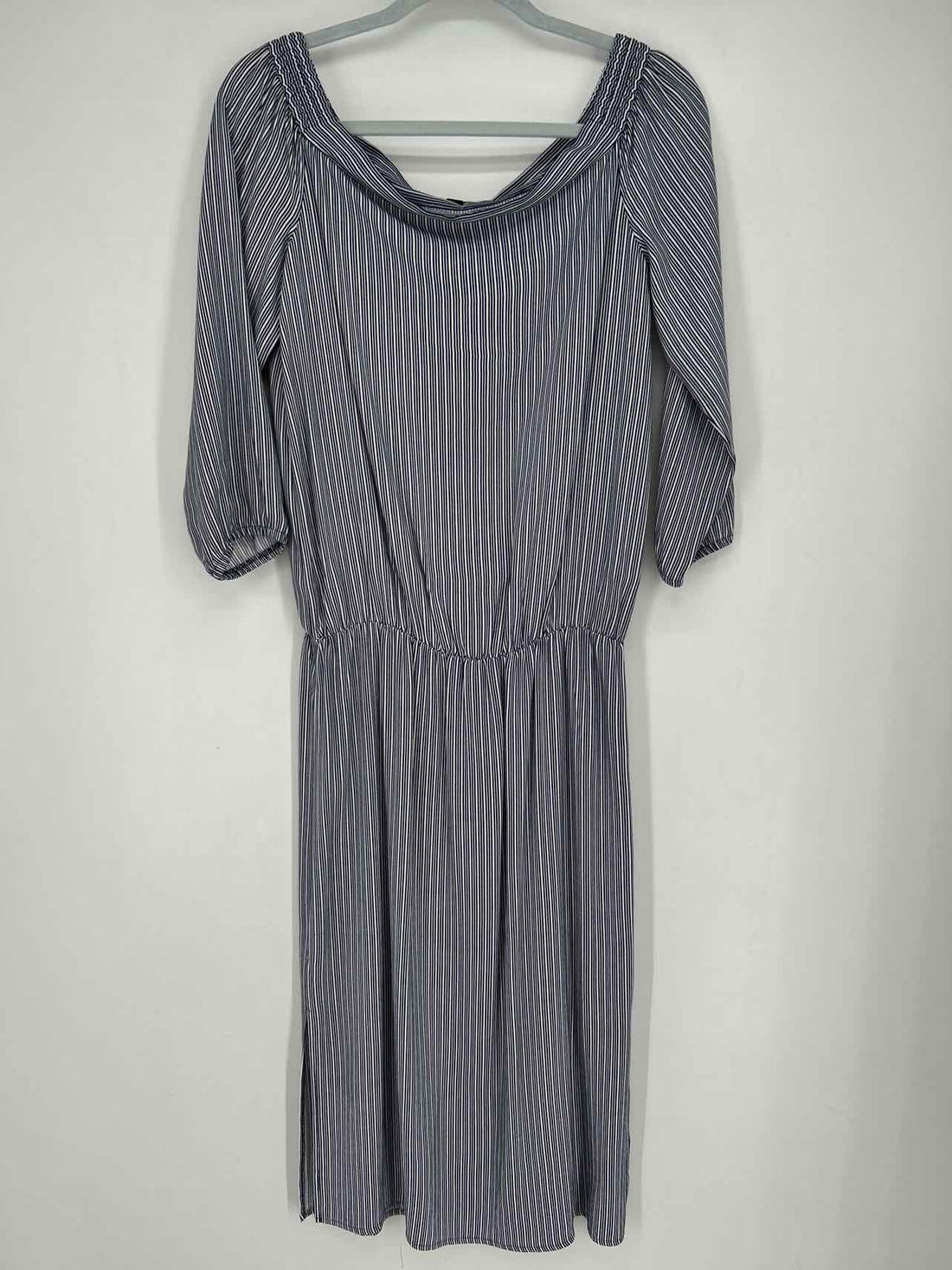 Ann Taylor Size 6 Navy & White Striped NWT Dress