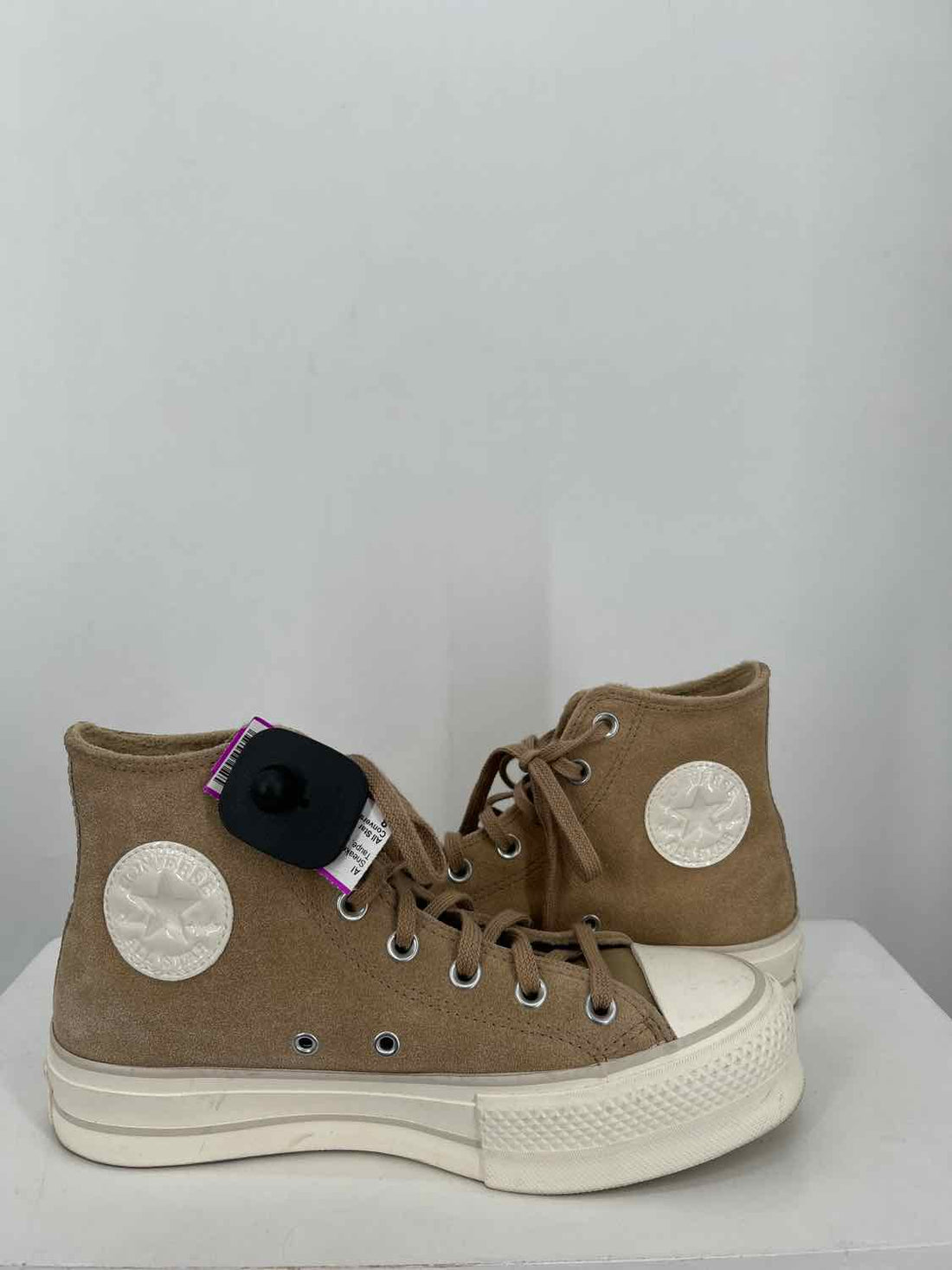 Converse Women Size 8 Taupe Suede Sneakers