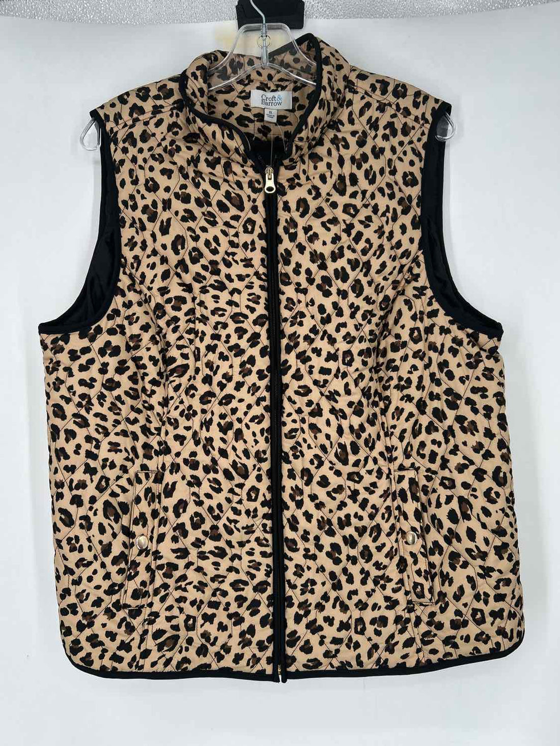 Croft & Barrow Size XL Leopard NWT Vest