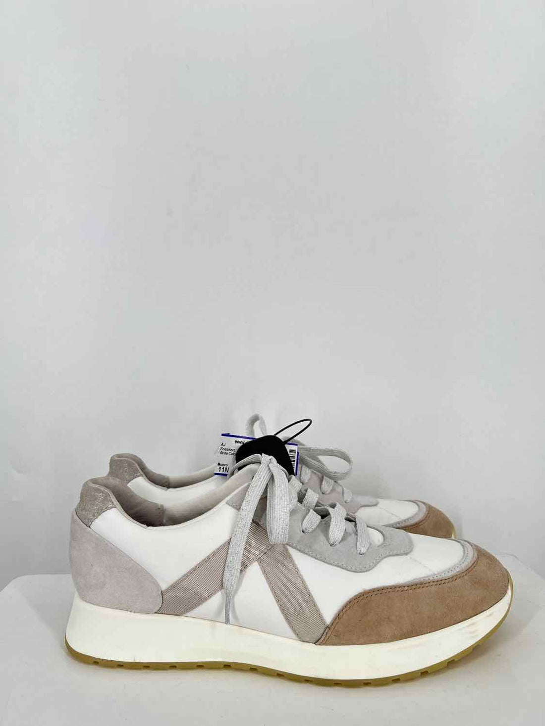 Munro Women Size 11N White Colorblock Shimmer Sneakers