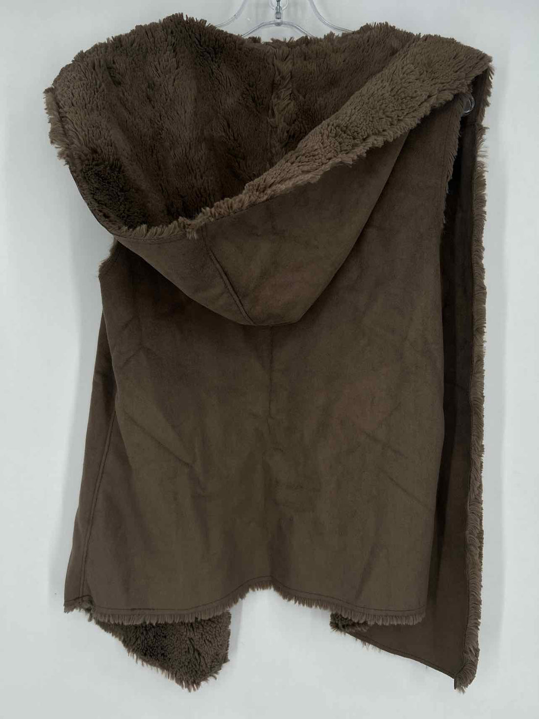 Dylan Size M Taupe Faux Fur Vest