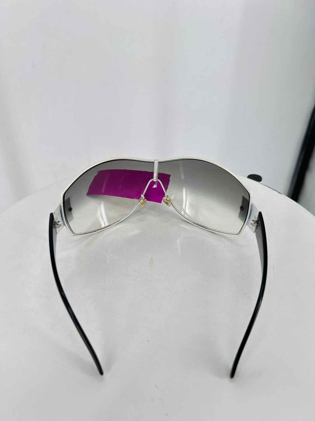 Chanel White & Black Shield CC 4114 As Is Sunglasses