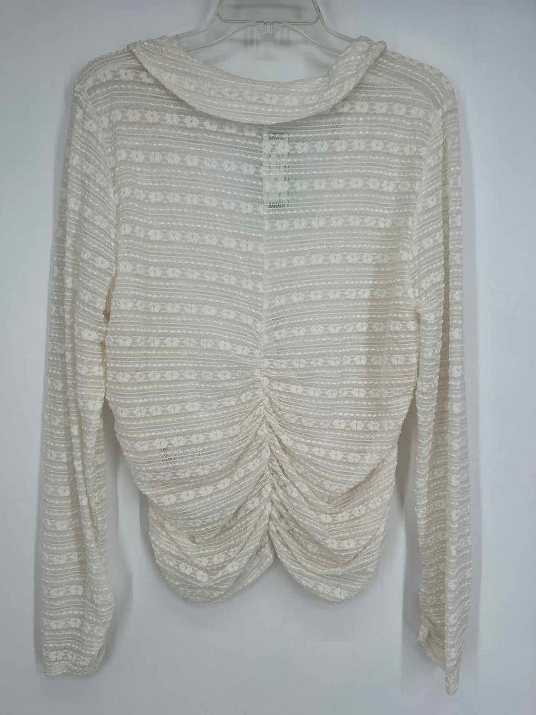 By Anthropologie Size XL White Lace Long Sleeve