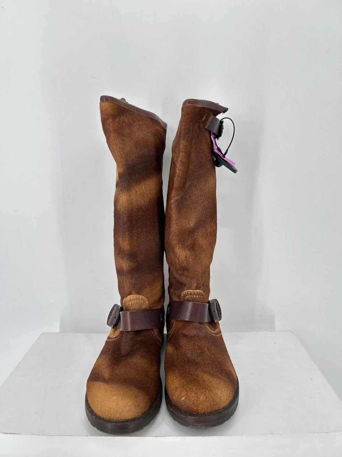 Frye Women Size 8 Brown Calf Hair Knee-High Boot