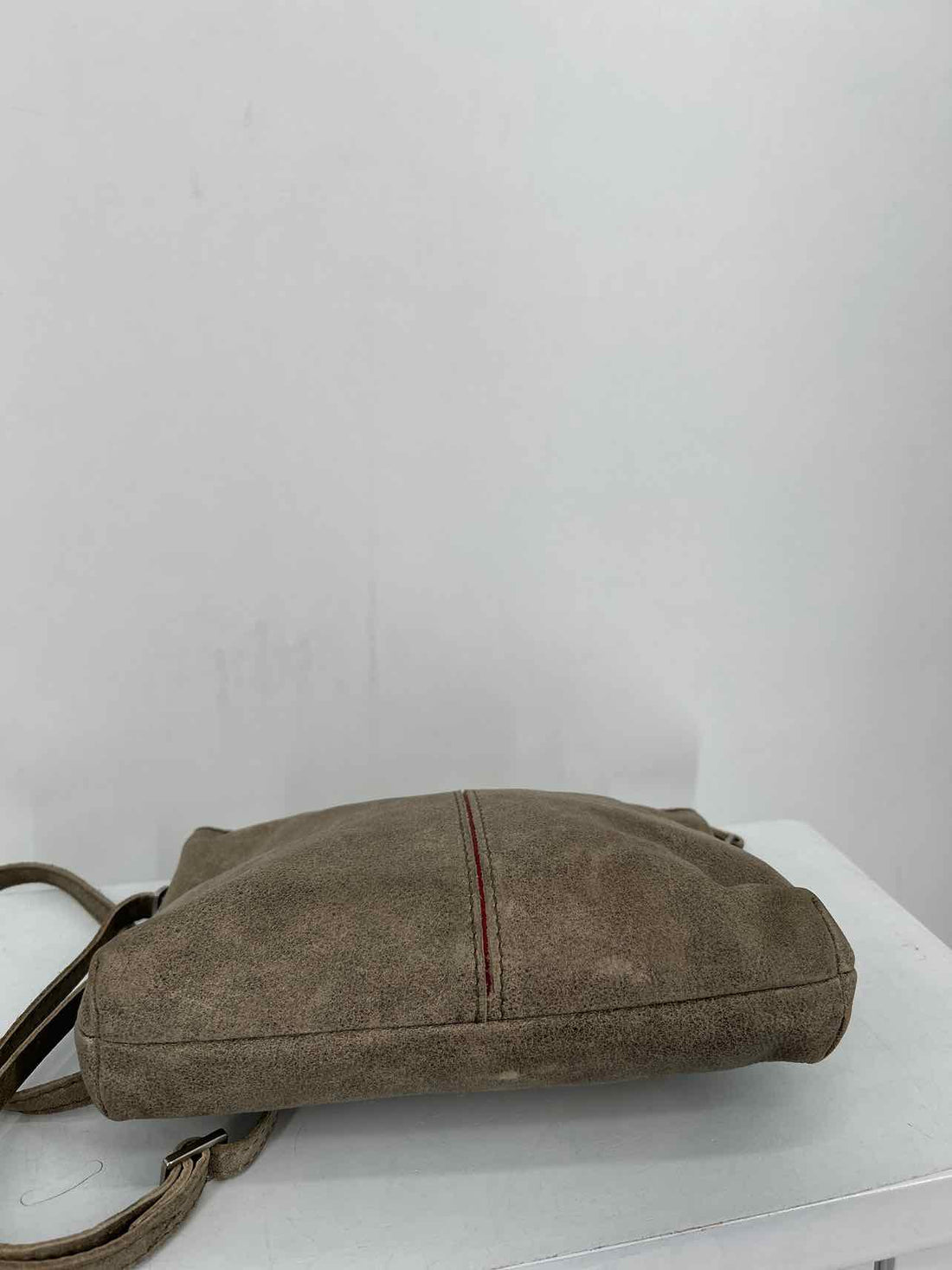 Hammitt Stone Gray Leather As Is Crossbody