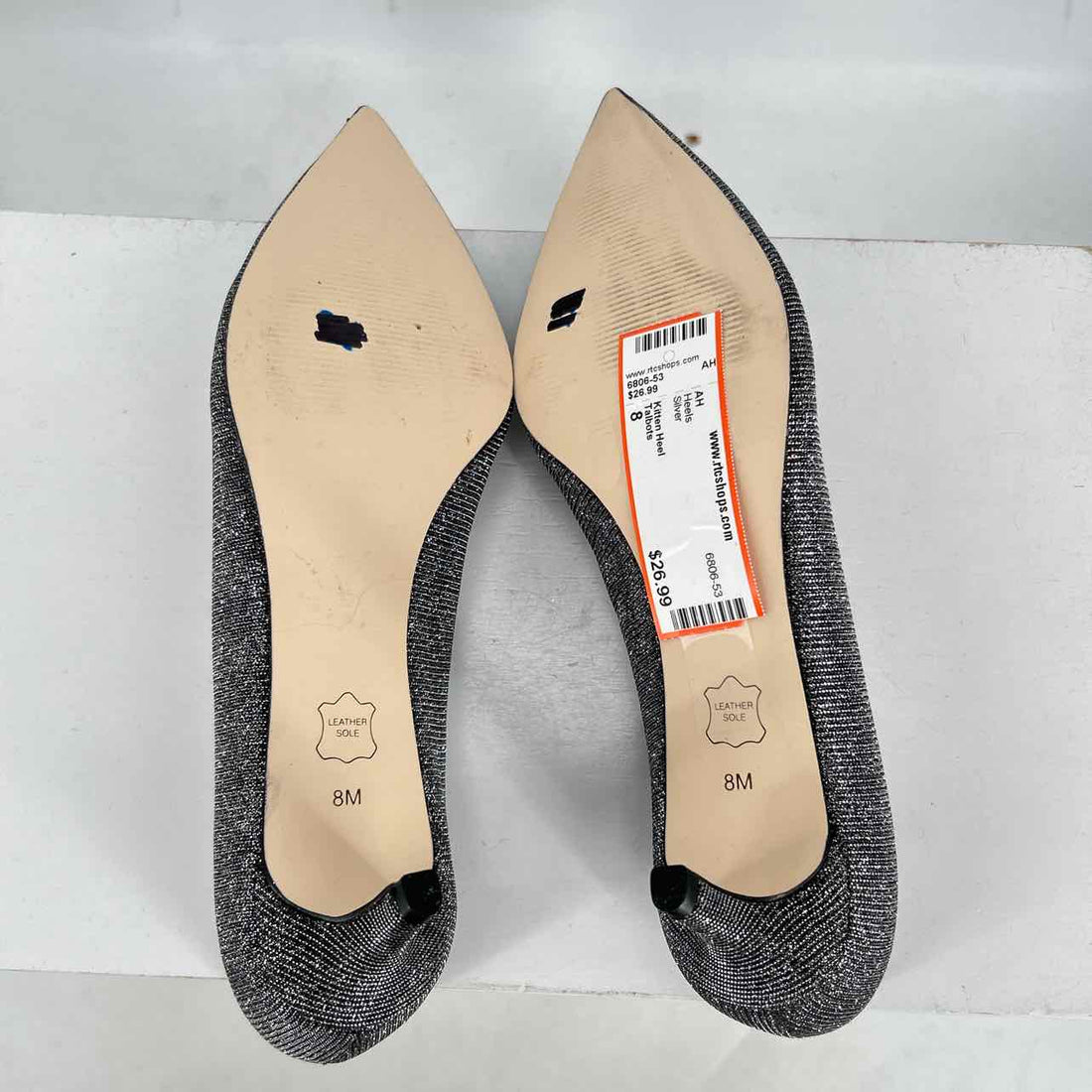 Talbots Women Size 8 Silver Heels