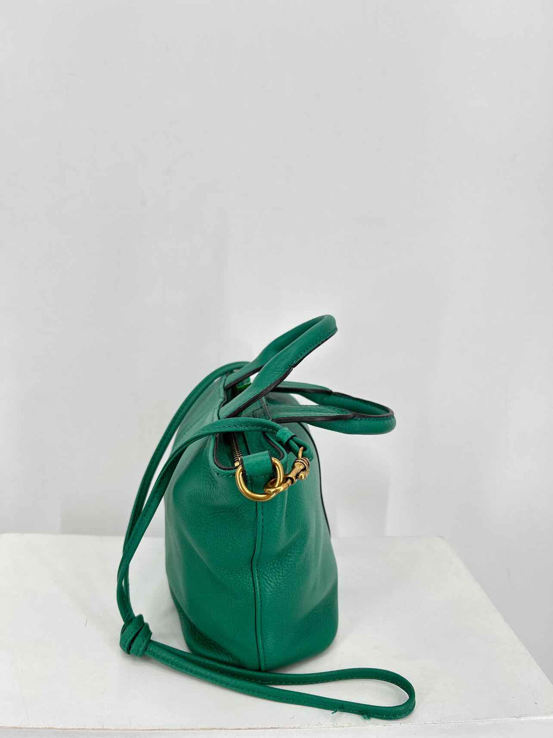 Banana Republic Green Leather Excellent Condition Satchel
