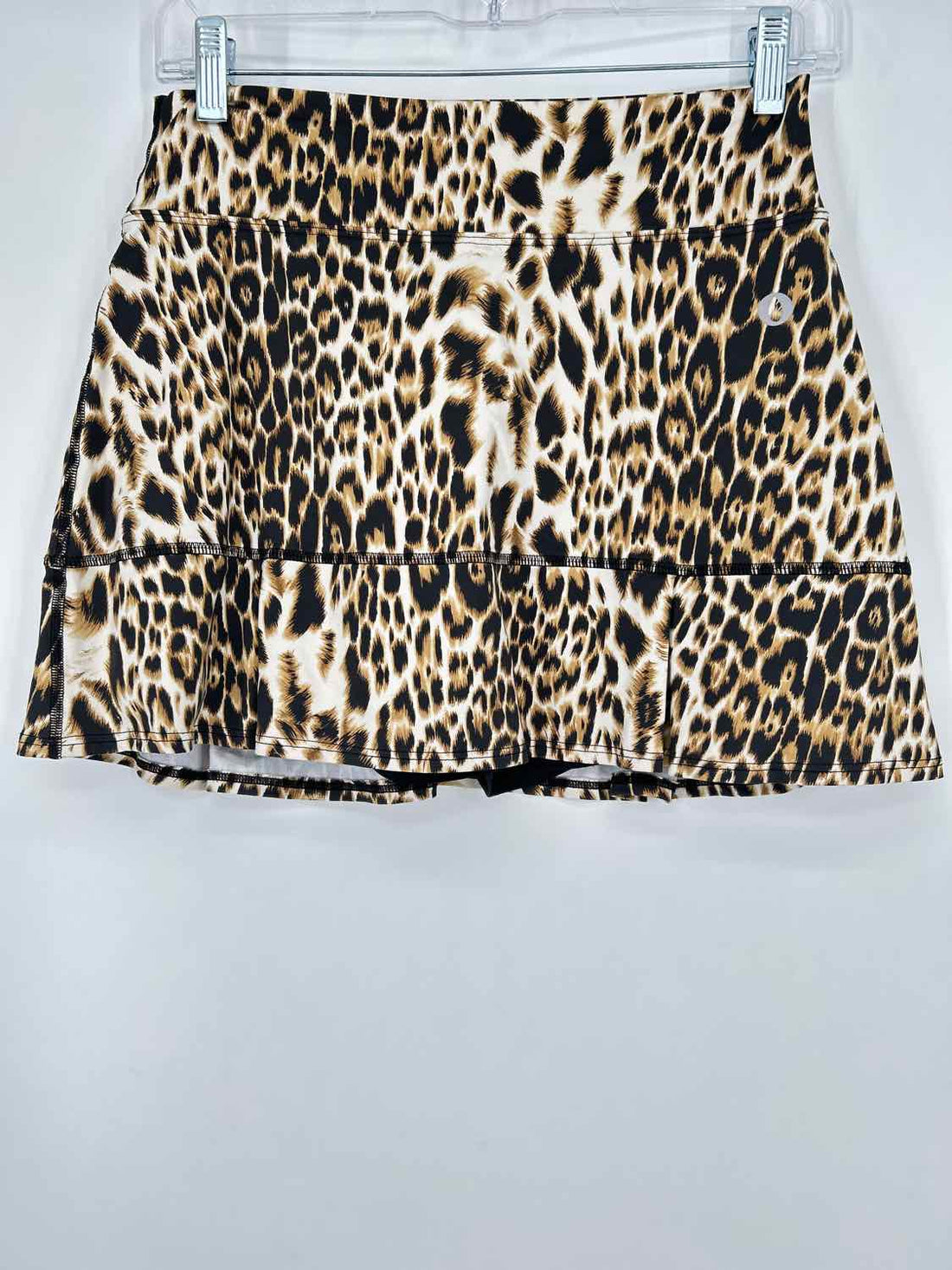 Dona Jo Size M Leopard Active Skorts