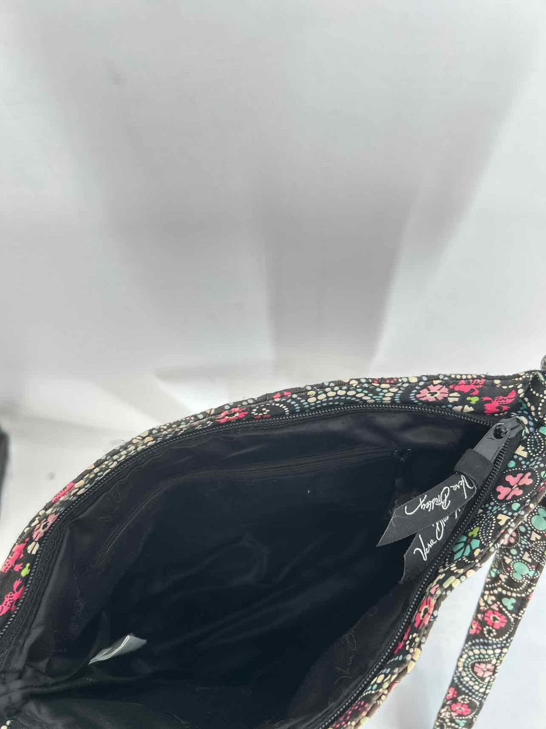 Vera Bradley Black & White Print Quilted As Is Crossbody