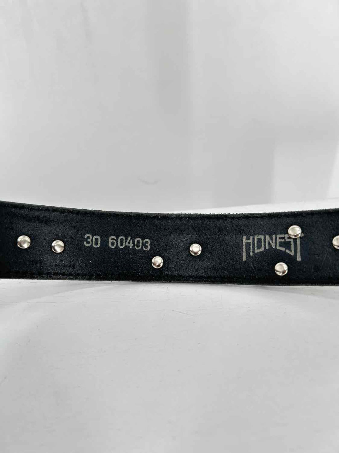 Honest by Brighton Silver Animal Size S Leather Brown Vintage 1992 Belts