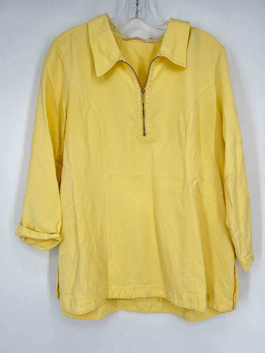 Soft Surroundings Size L Yellow Long Sleeve
