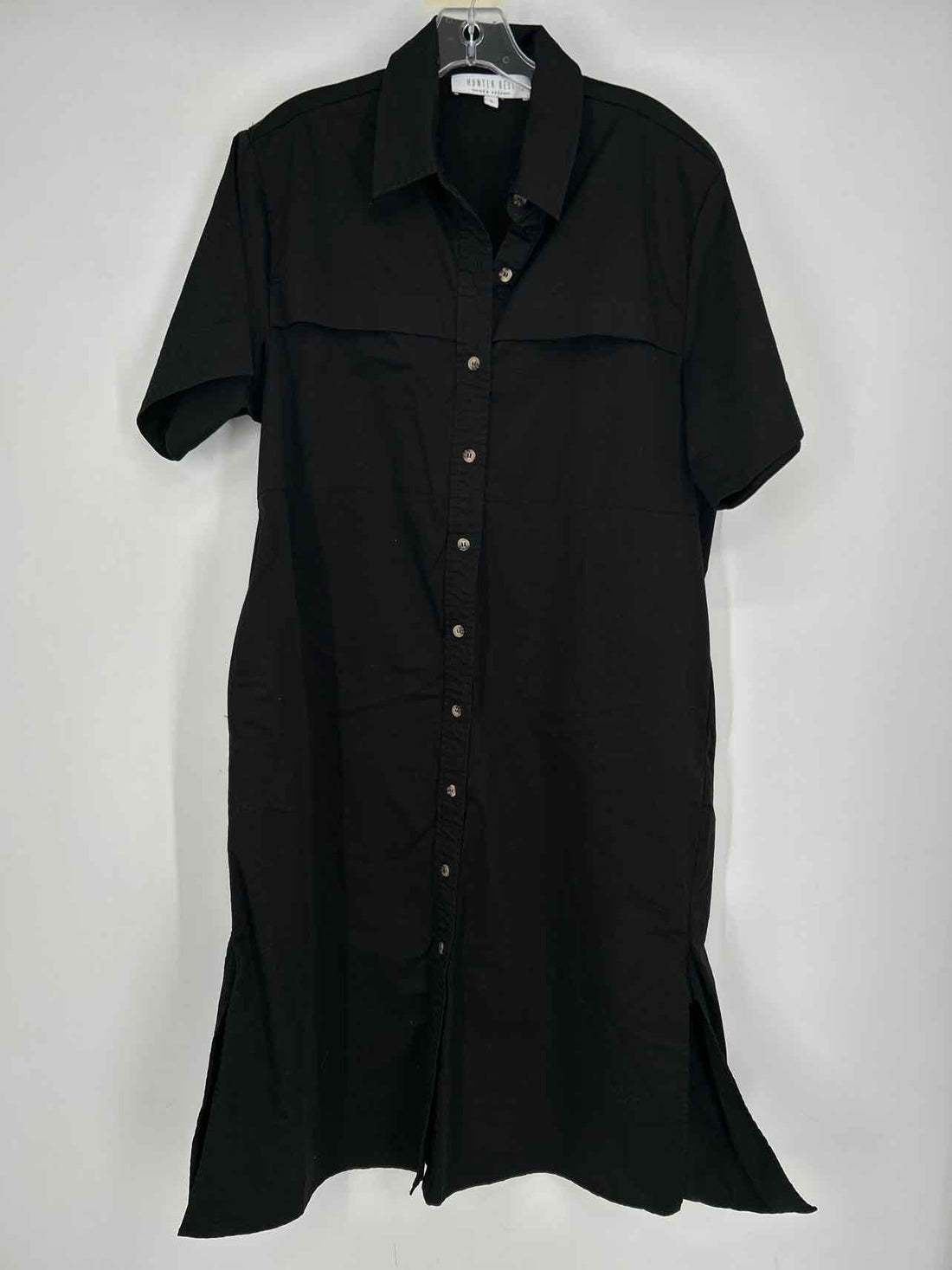 Hunter Bell Size L Black Short Sleeve Dress