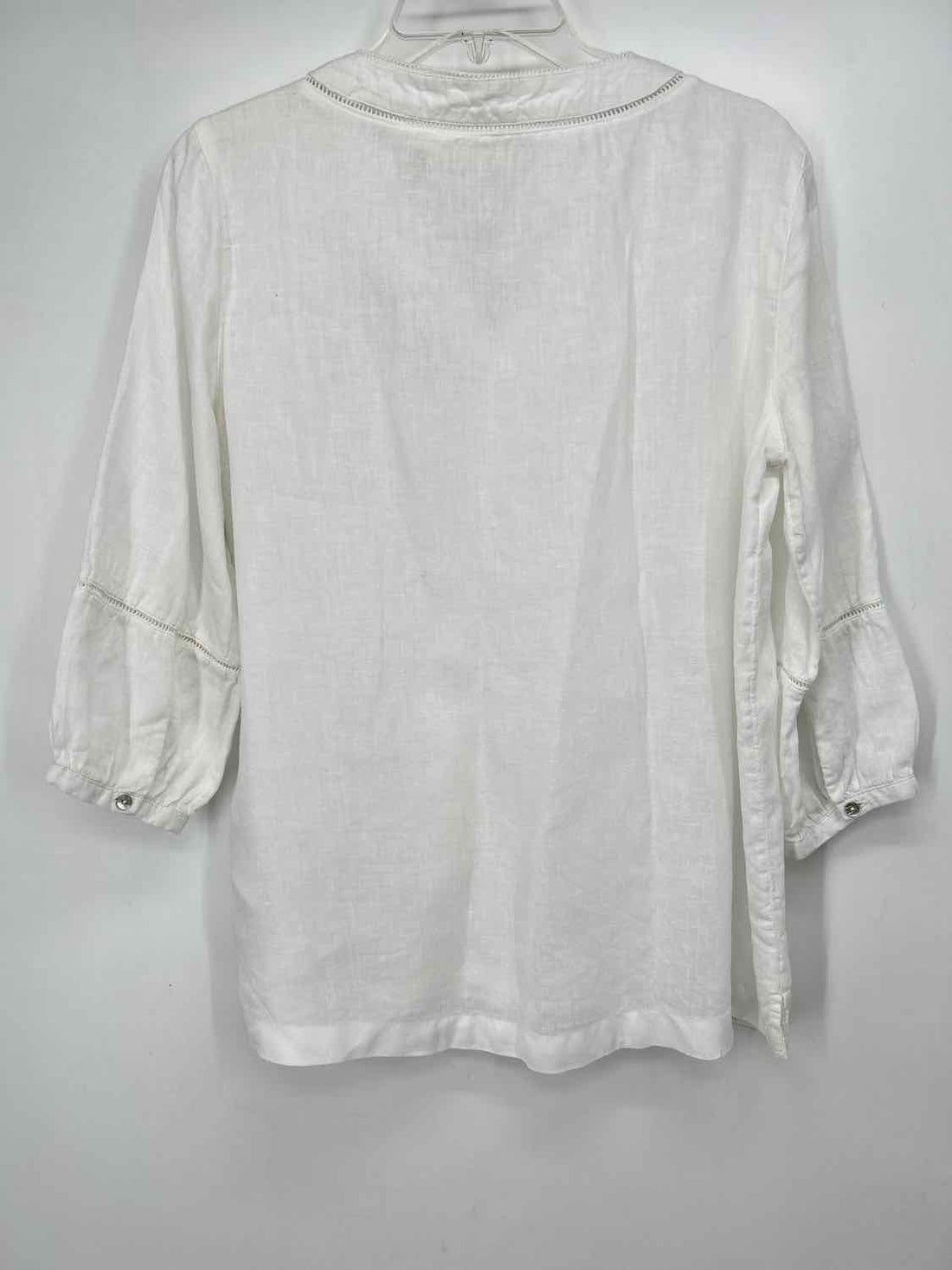 Joie Size S White Linen 100% Long Sleeve