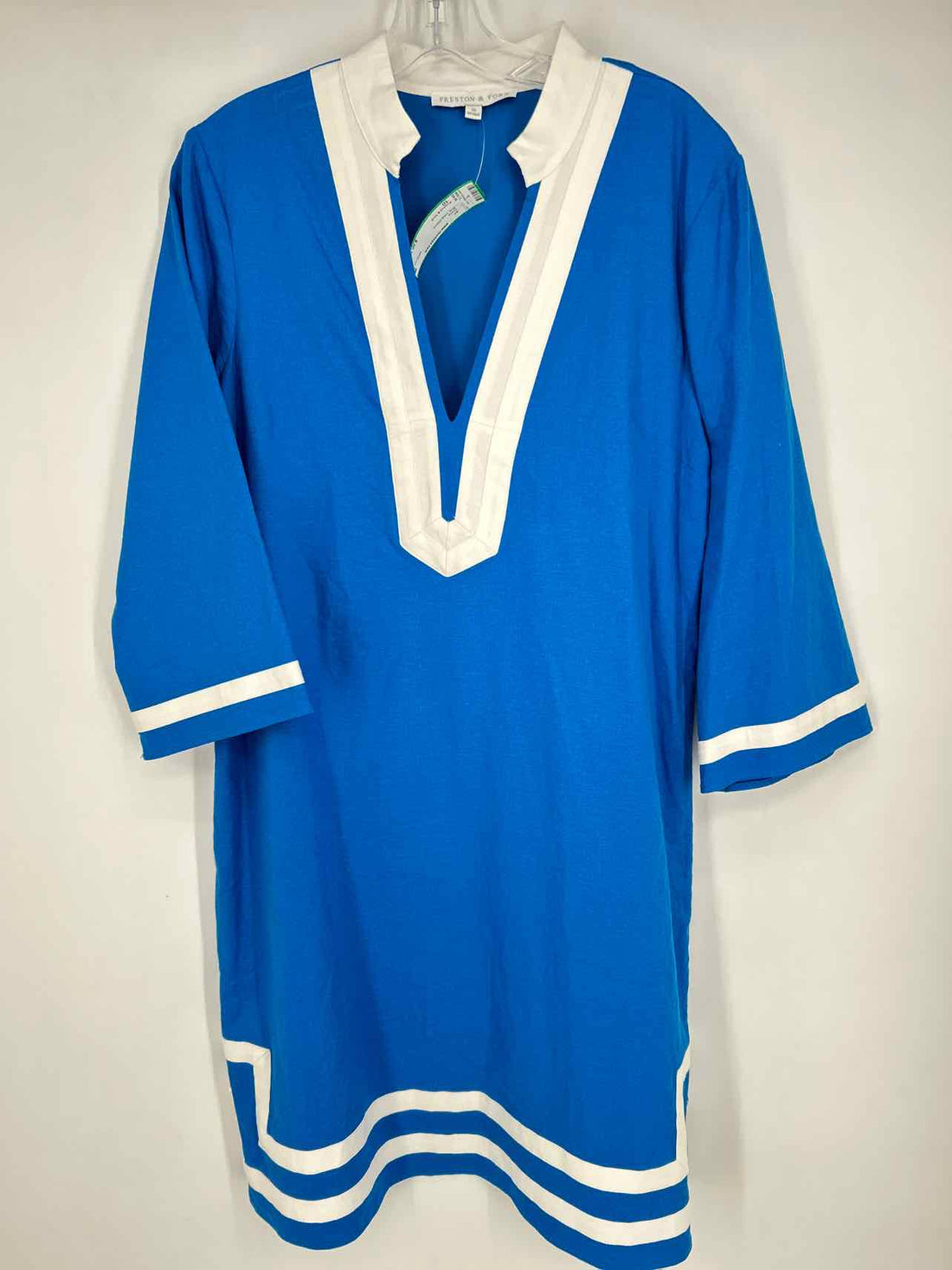 Preston & York Size 10 Blue Long Sleeve Dress