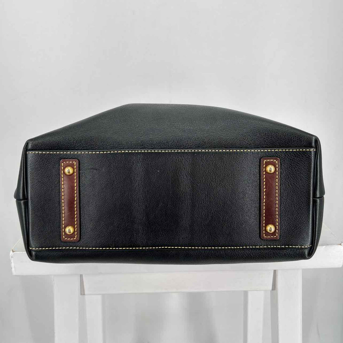 Dooney & Bourke Black Pebbled Leather Shoulder