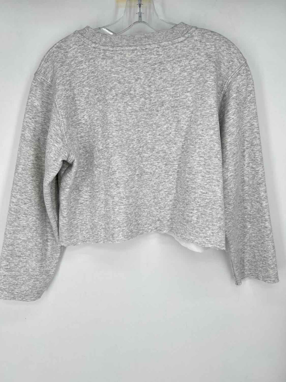 Fabletics Size M Heathered Light Gray Active Sweatshirts