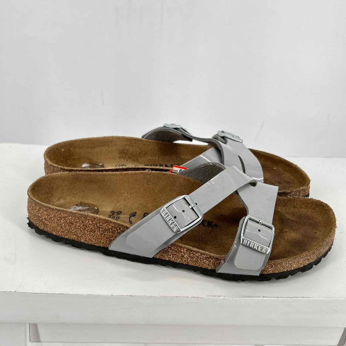 Birkenstock Women Size 39 Light Gray Sandals