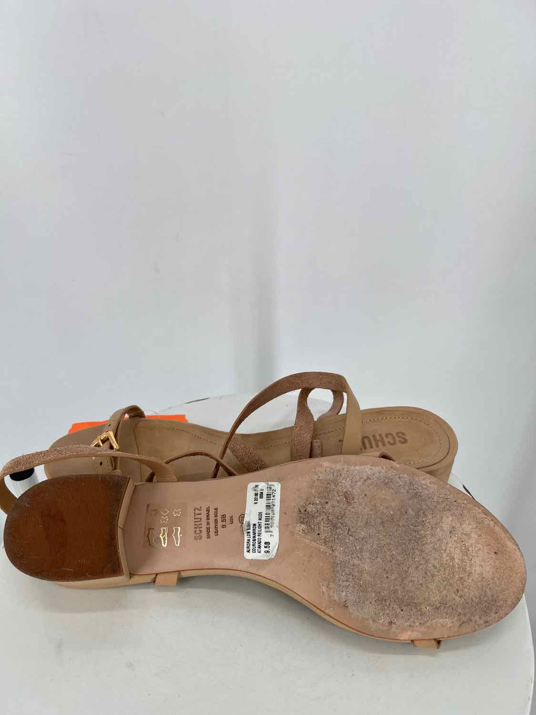 Schultz Women Size 9.5 Tan Sandals