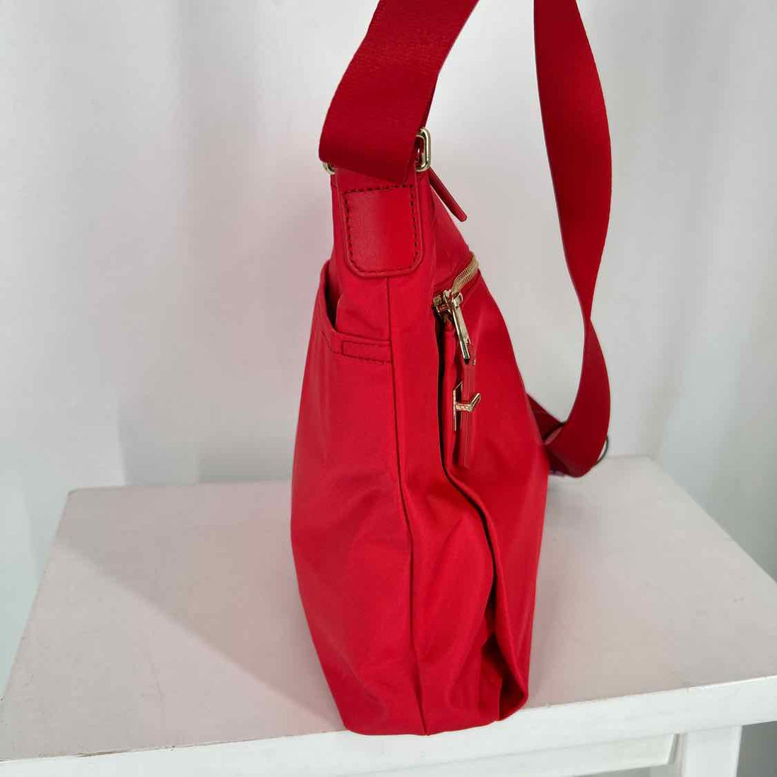 Tumi Red Nylon Crossbody