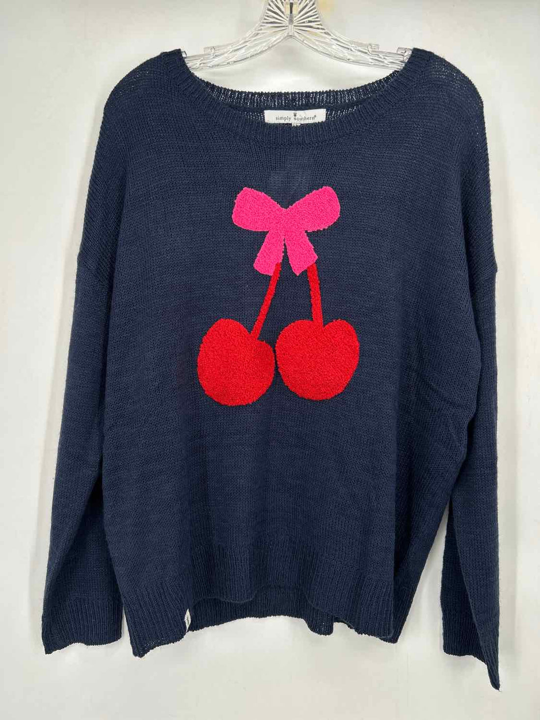 Simply Southern Size M Navy Sweater