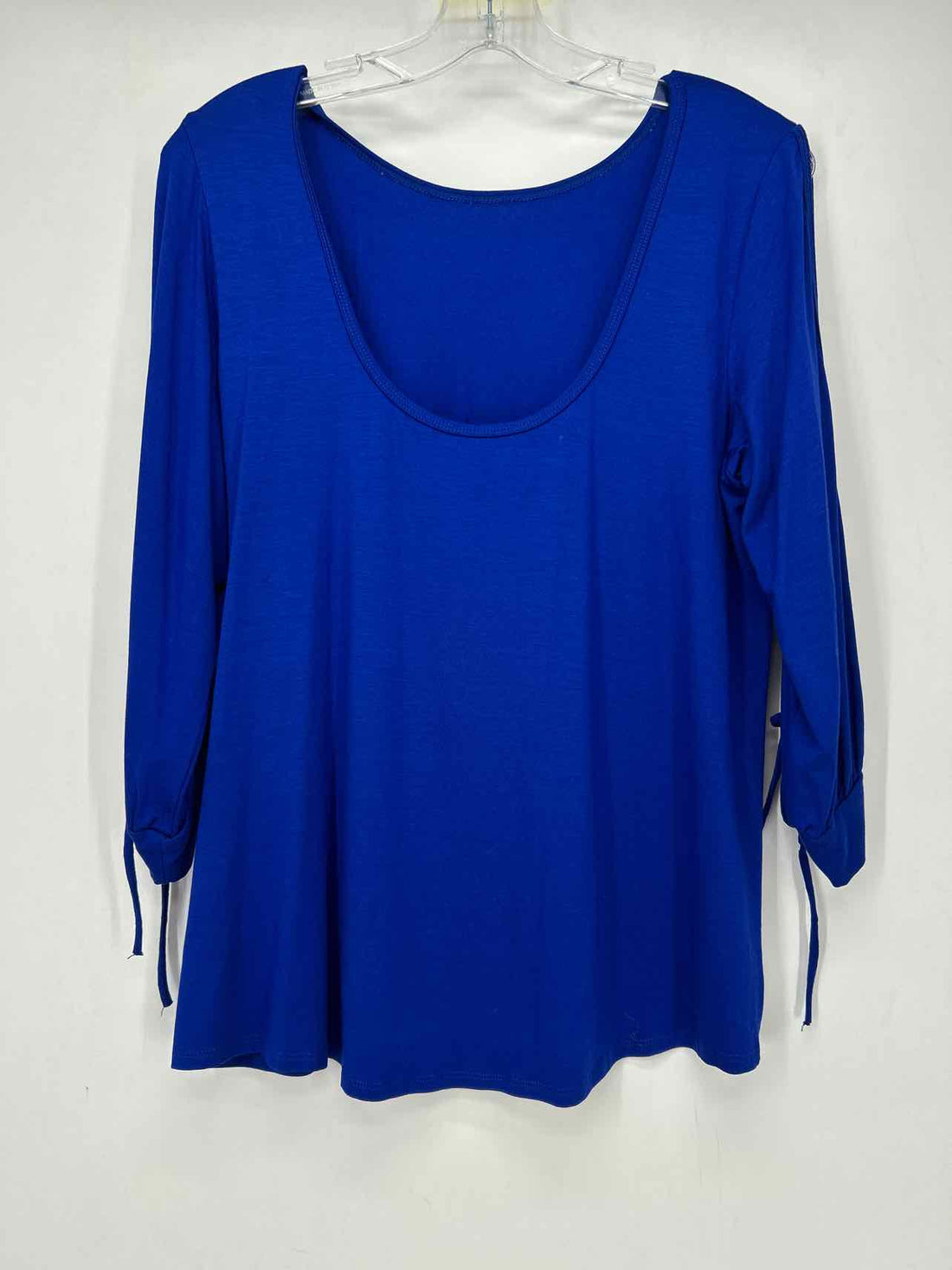 Trina Turk Size L Cobalt Blue Cold Shoulder