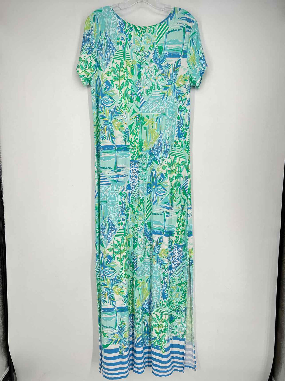 Lilly Pulitzer L Blue Print Short Sleeve Lilly Pulitzer Dress