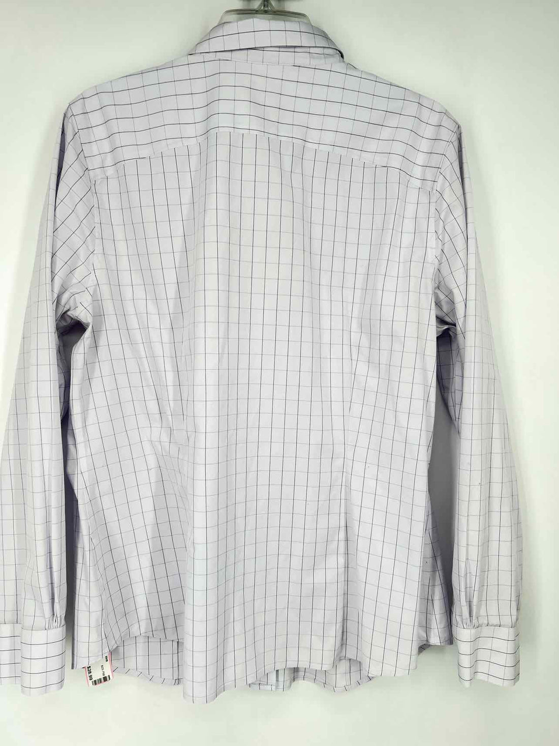 Brooks Brothers Size 16 Pale Purple Print Long Sleeve