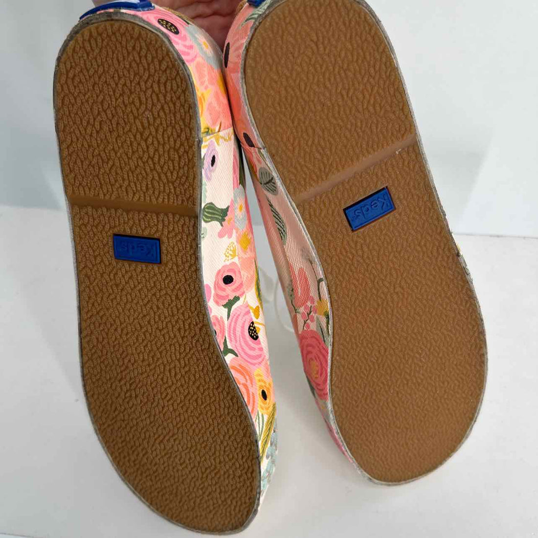Keds Women Size 7 Light Pink Floral Sneakers