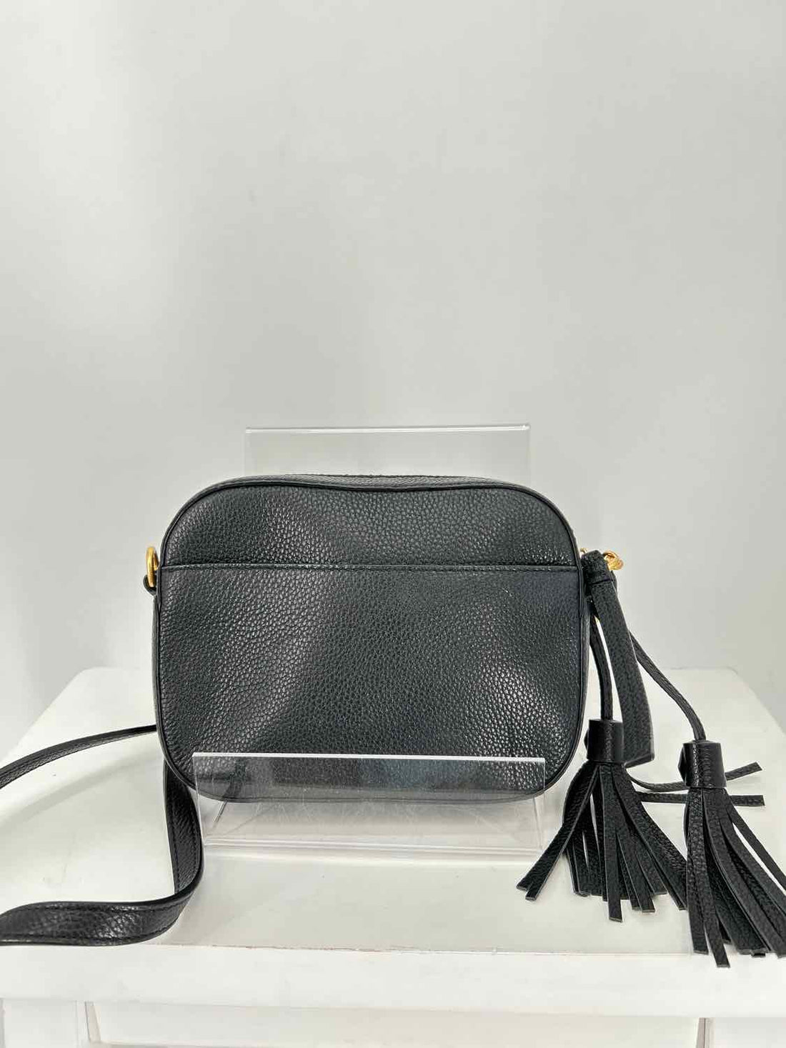 Tory Burch Black Leather Pre Owned Shoulder