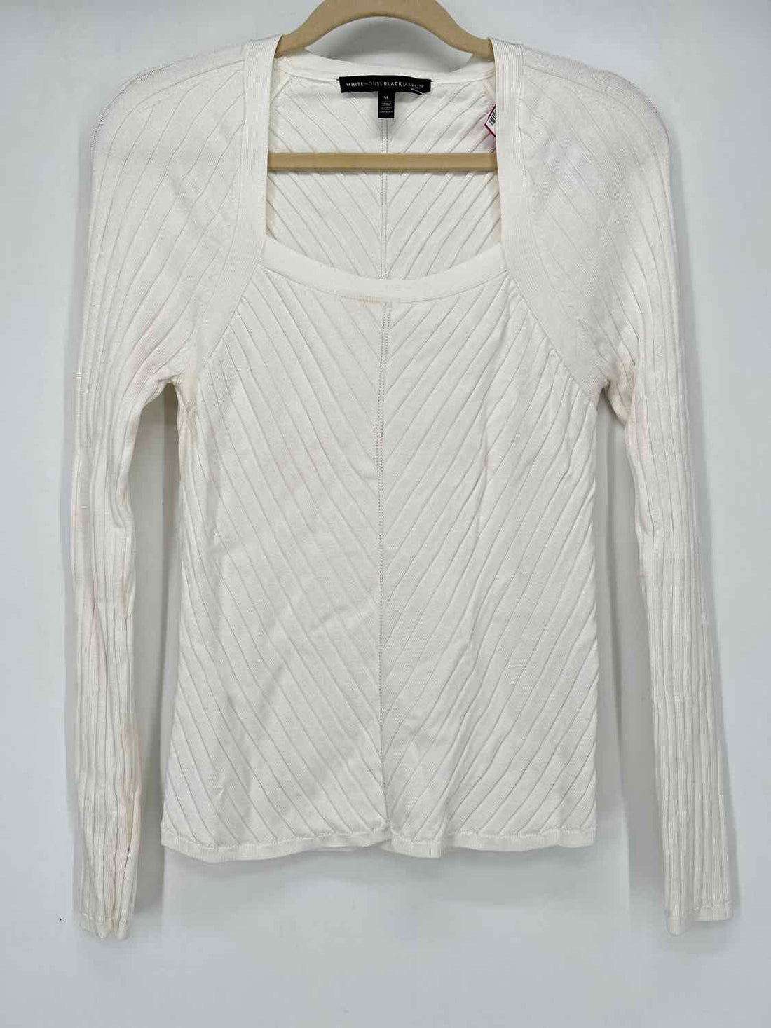 White House Black Market Size M White Long Sleeve