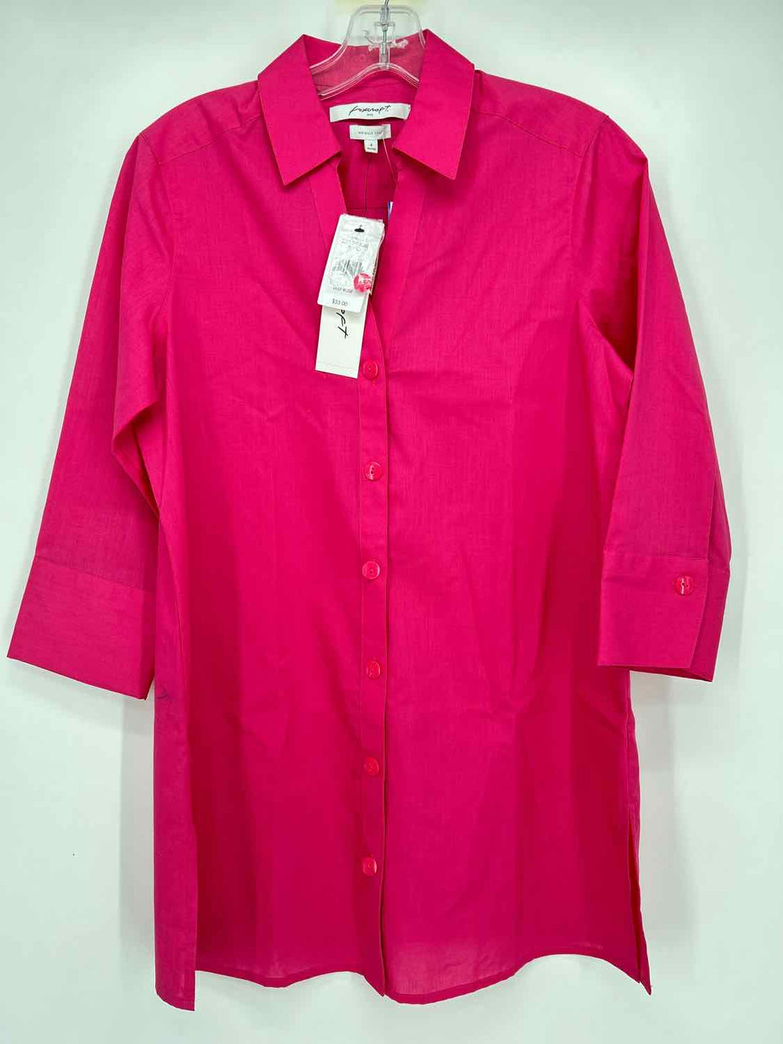 Foxcroft Size 4 Pink NWT Long Sleeve