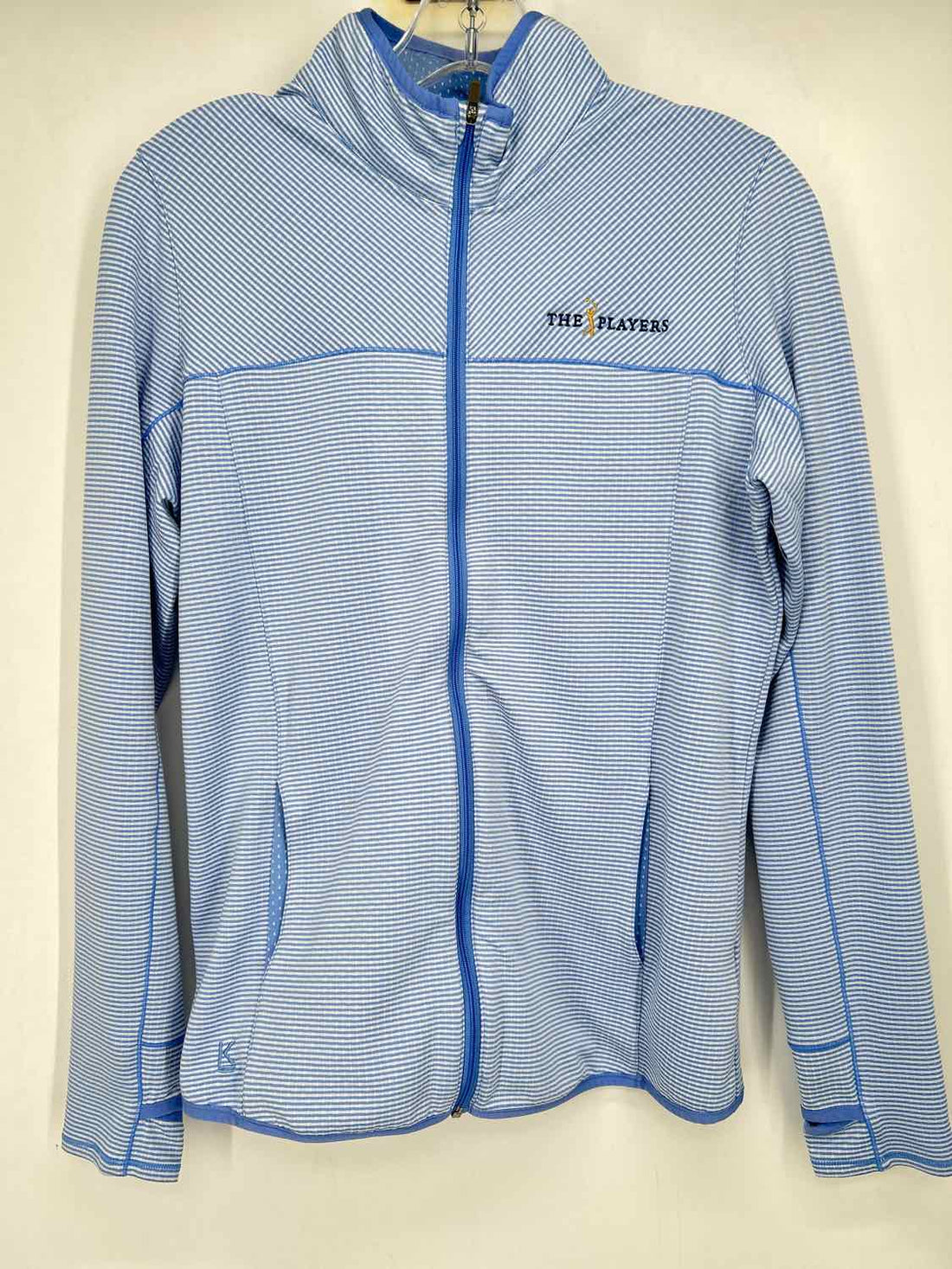 Kate Lord Size S Blue & White Striped Active Jacket