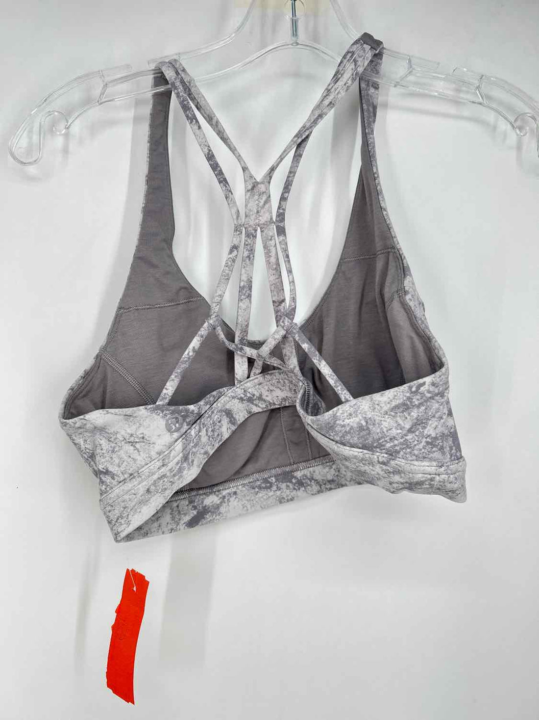 Lululemon Size 10 Grey Print Active Sports Bras
