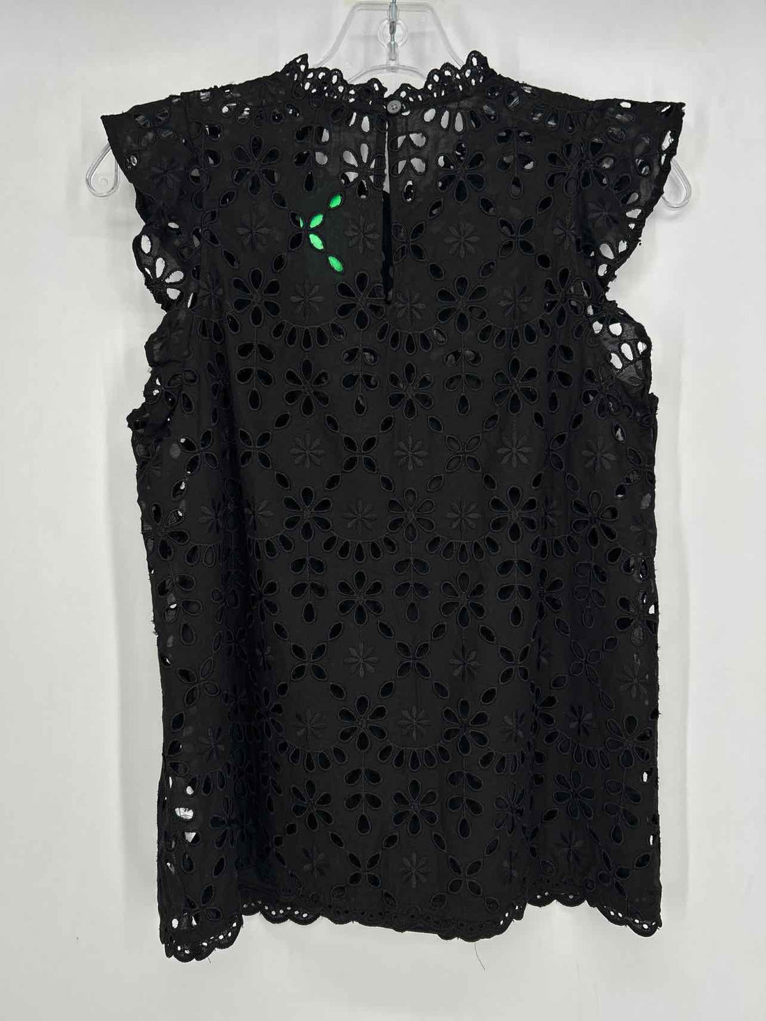 J Crew Size S Black Eyelet NWT Sleeveless