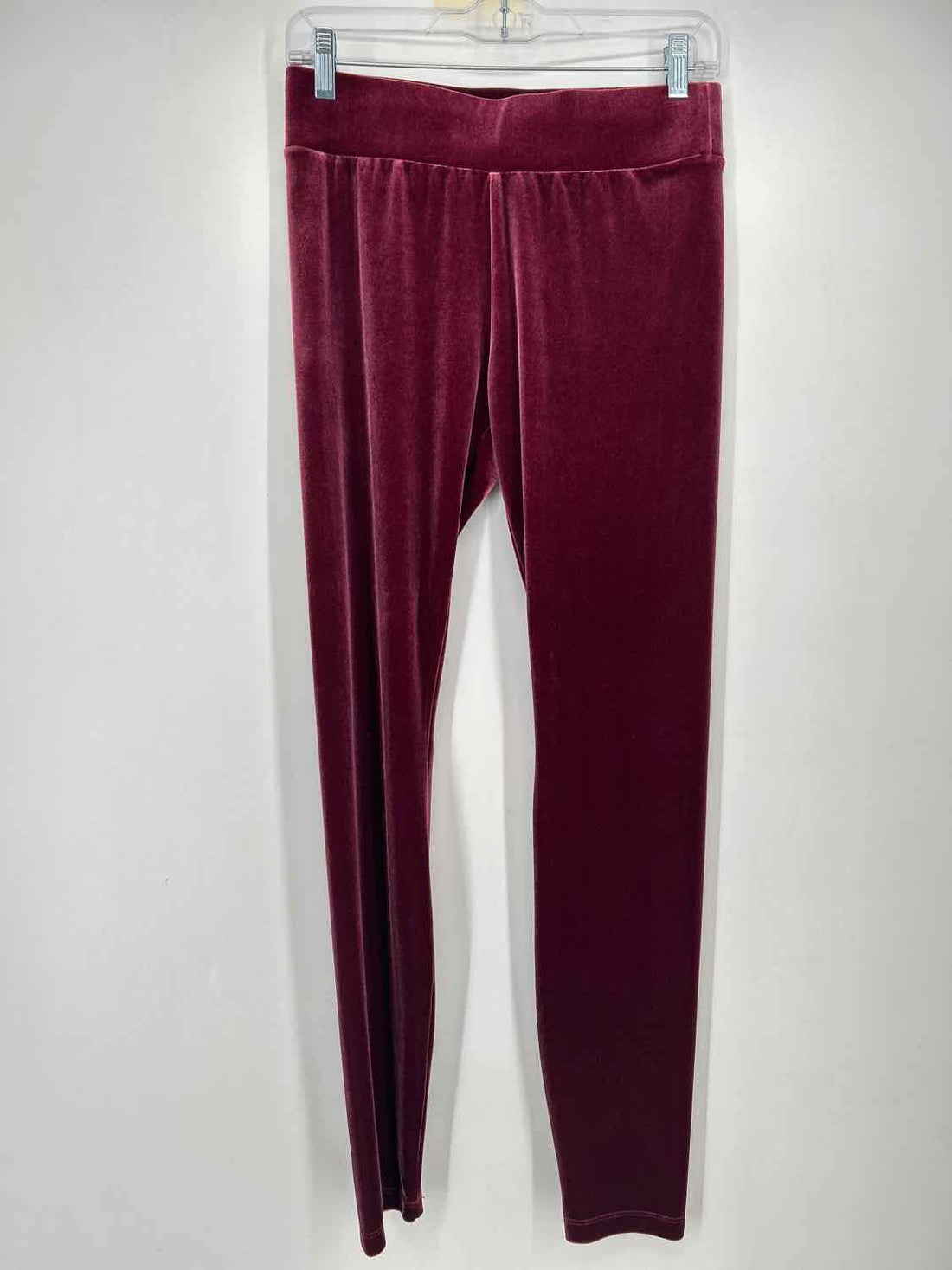 J Crew Size S Burgandy Velvet Leggings