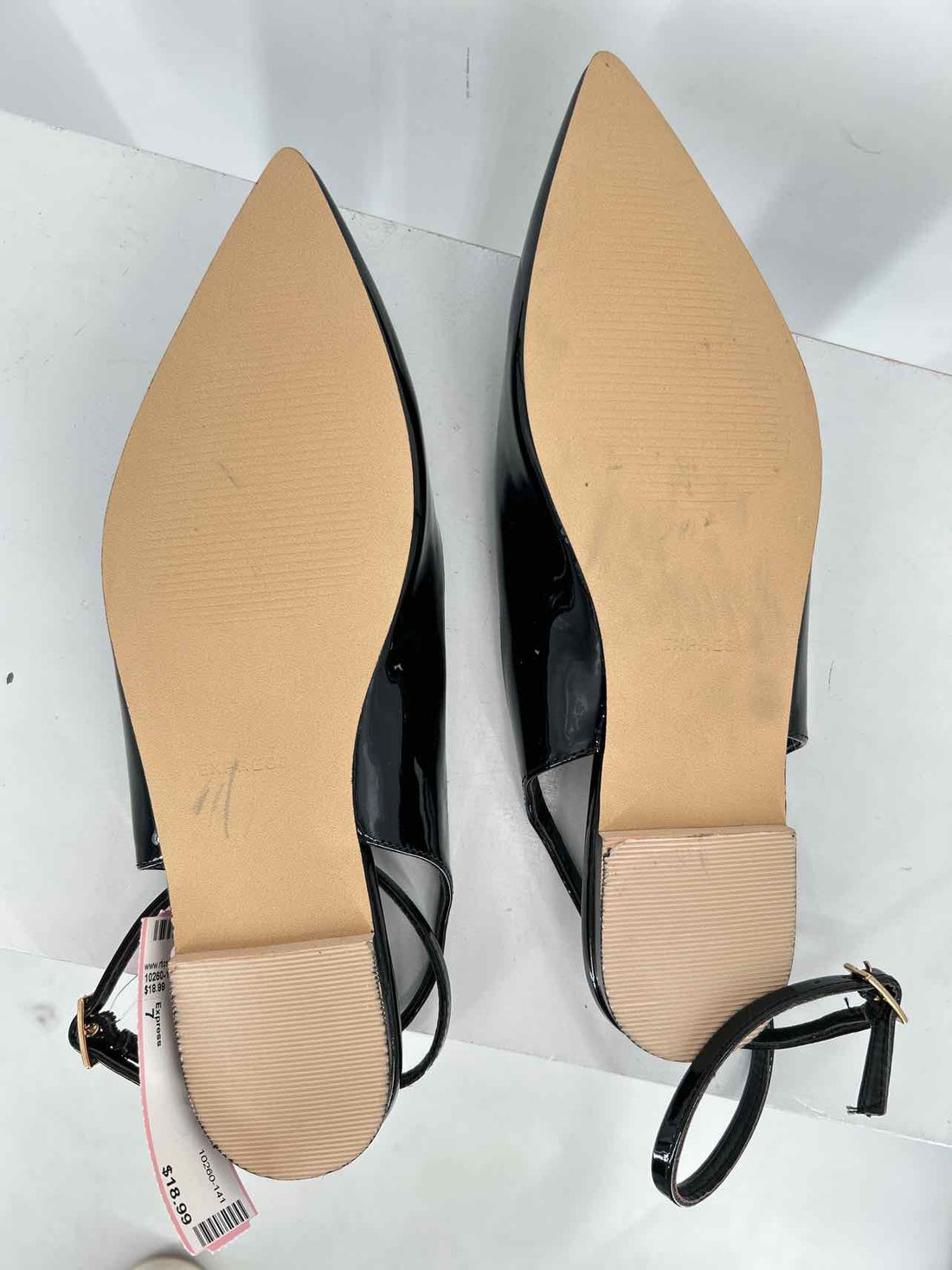 Express Women Size 7 Black Flats
