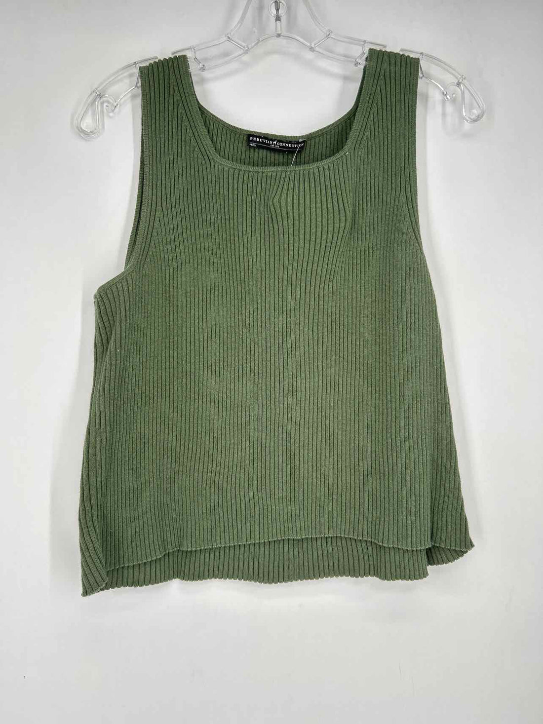 Peruvian Connections Size L Green Sleeveless